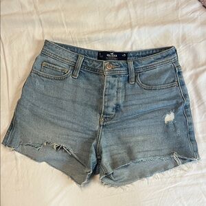 Hollister Women's Light Blue Jean Shorts